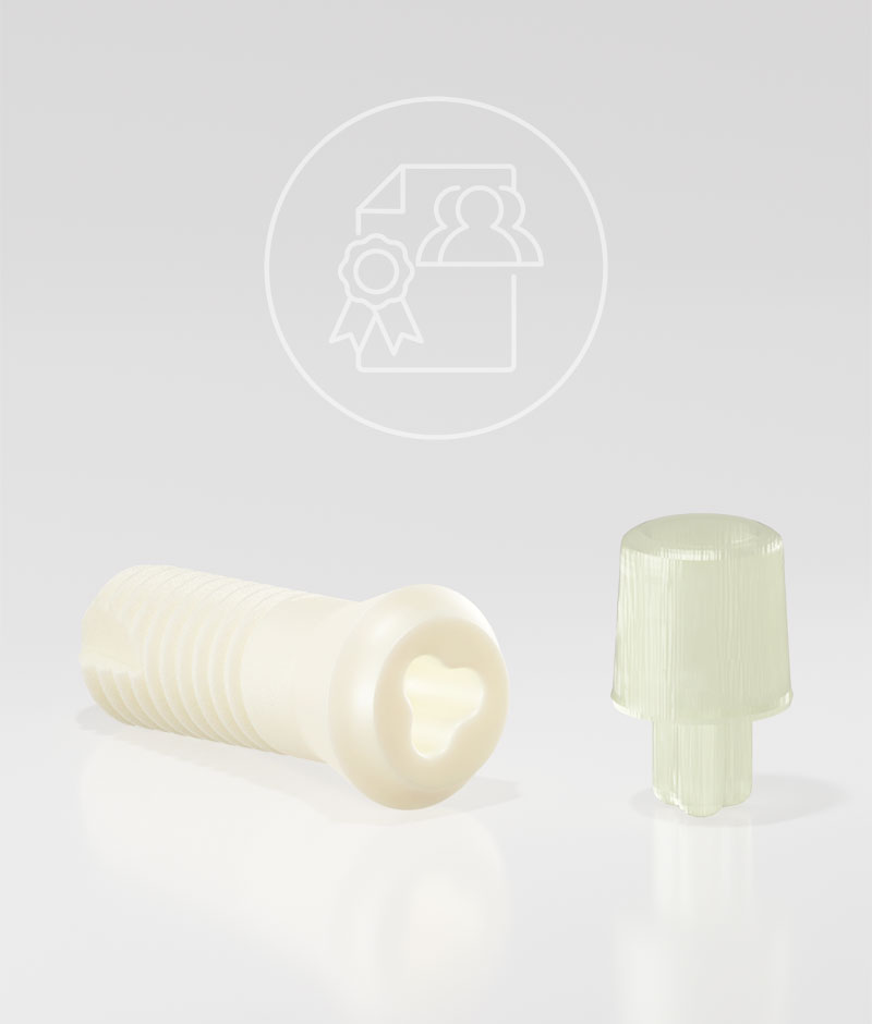 Patent™ is the only two-piece zirconia implant system backed by peer-reviewed long-term studies.